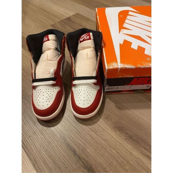 Jordan 1 Retro High OG Chicago Lost and Found GS 5Y Women size 7 FD1437-612 New - Picture 2 of 9